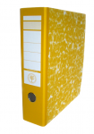 Poradač pákový A4, chrbát 8 cm, žltý