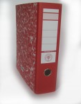 Poradač pákový A4, chrbát 6 cm, červený