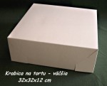 Krabica na tortu 32x32x12 cm